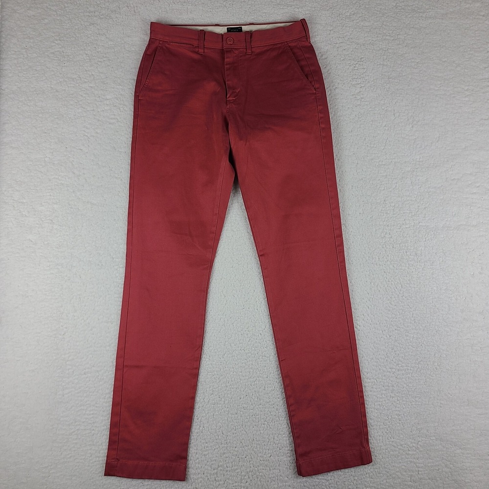 J Crew Pants Mens 28x32‎ Hot Pink 770 Straight Slim Chino Khakis